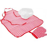 Дитячий набір Red little Chef 3+ Костюм кухаря + Каструлі + Аксесуари 14 шт.