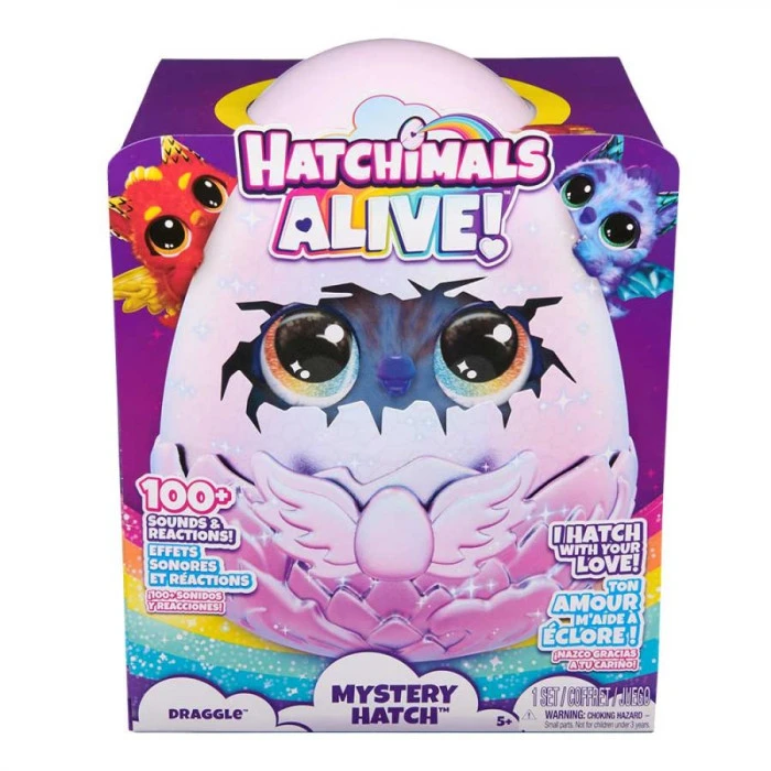 Інтерактивна іграшка-сюрприз Spin Master Hatchimals Драко в яйці