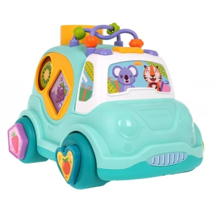 Детский игрушечный интерактивный автобус с сортером Ramiz ZDN.HE0547