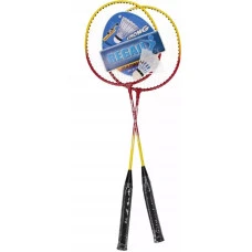 Ракетки для бадминтона Mega Creative MET 23X66 MIX2, желто-красные.