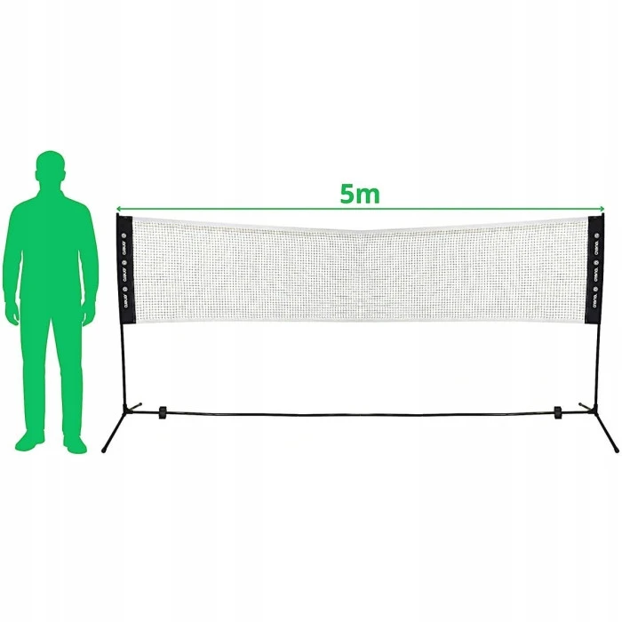 Сетка для бадминтона ENERO 500 х 150 см, черная
