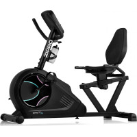 Велотренажер горизонтальний електромагнітний Zipro Iconsole+ Glow чорний