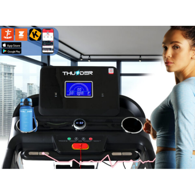 Беговая электрическая дорожка THUNDER ELITE-DS-BLACK