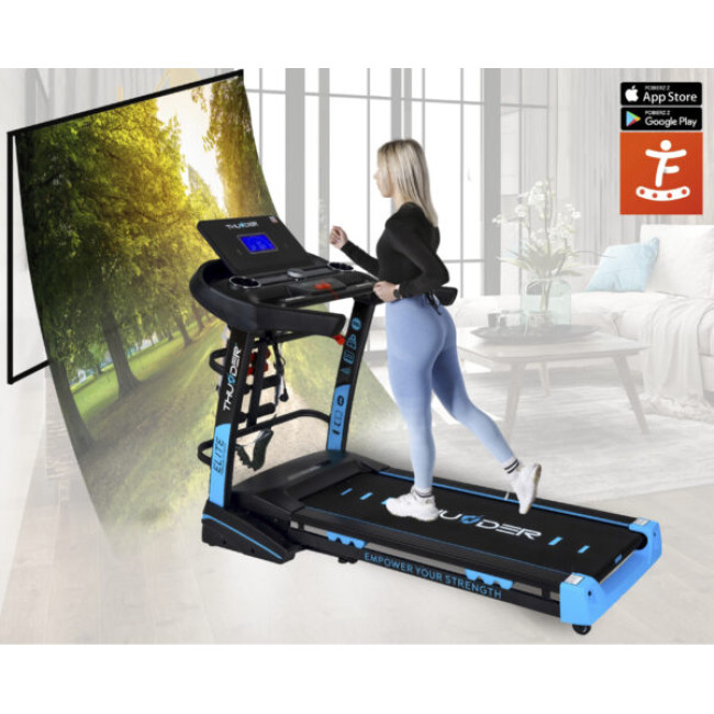 Беговая электрическая дорожка THUNDER ELITE-DS-BLACK