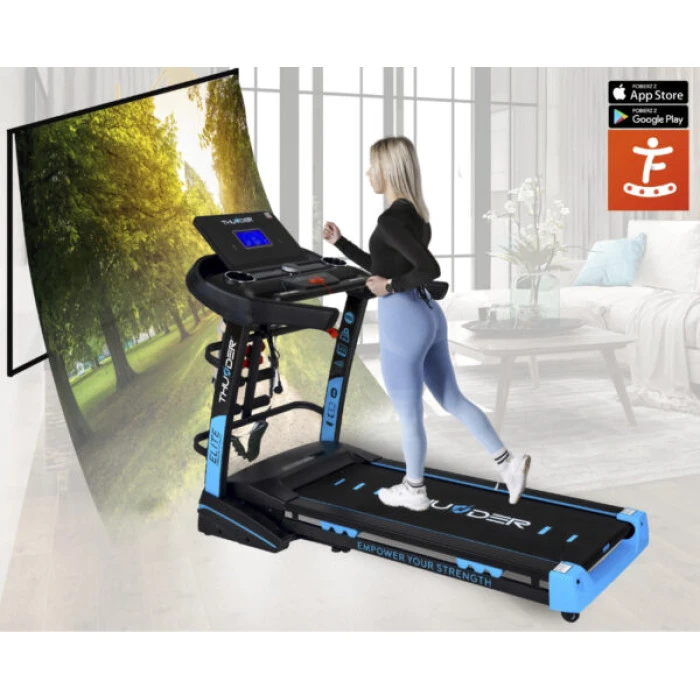 Бігова доріжка електрична THUNDER ELITE-DS-BLACK