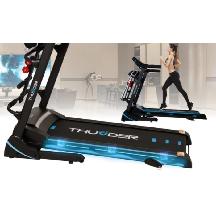 Беговая электрическая дорожка THUNDER ICON-D-BLACK