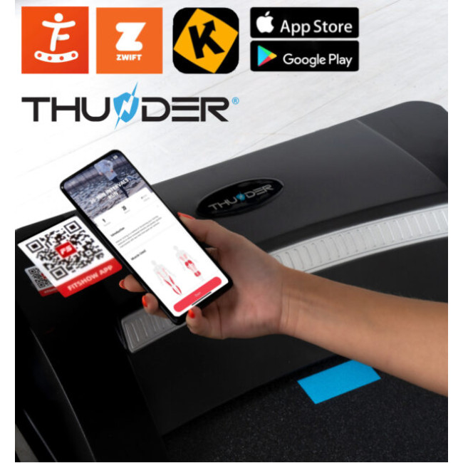Бігова доріжка електрична THUNDER ICON-D-BLACK