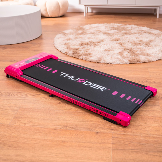 Беговая электрическая дорожка THUNDER IDEA-PINK