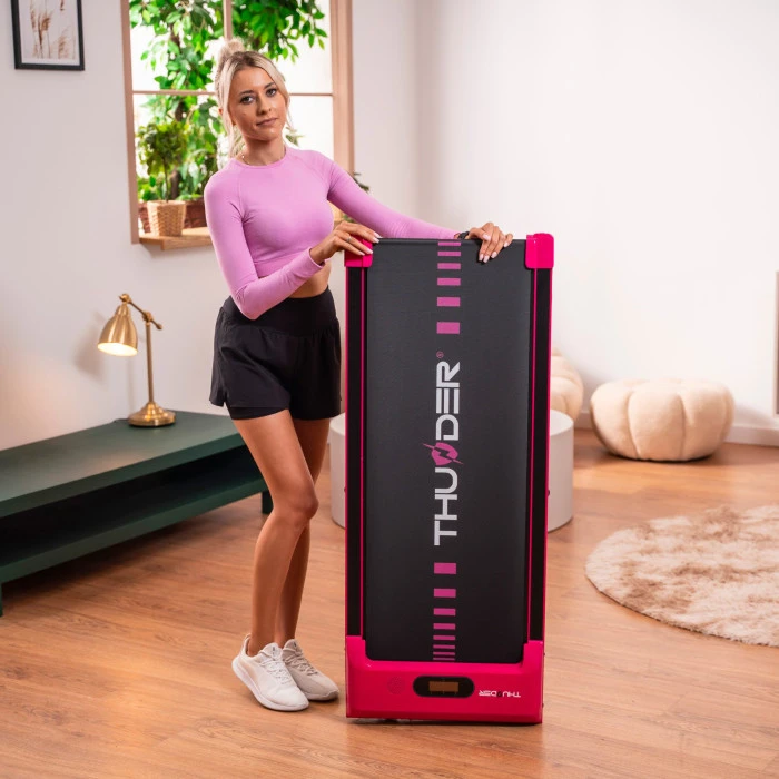 Бігова доріжка електрична THUNDER IDEA-PINK