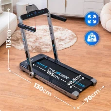 Бігова доріжка електрична THUNDER RACE-SILVER