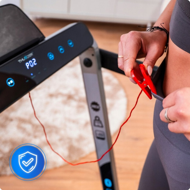 Беговая электрическая дорожка THUNDER RACE-SILVER