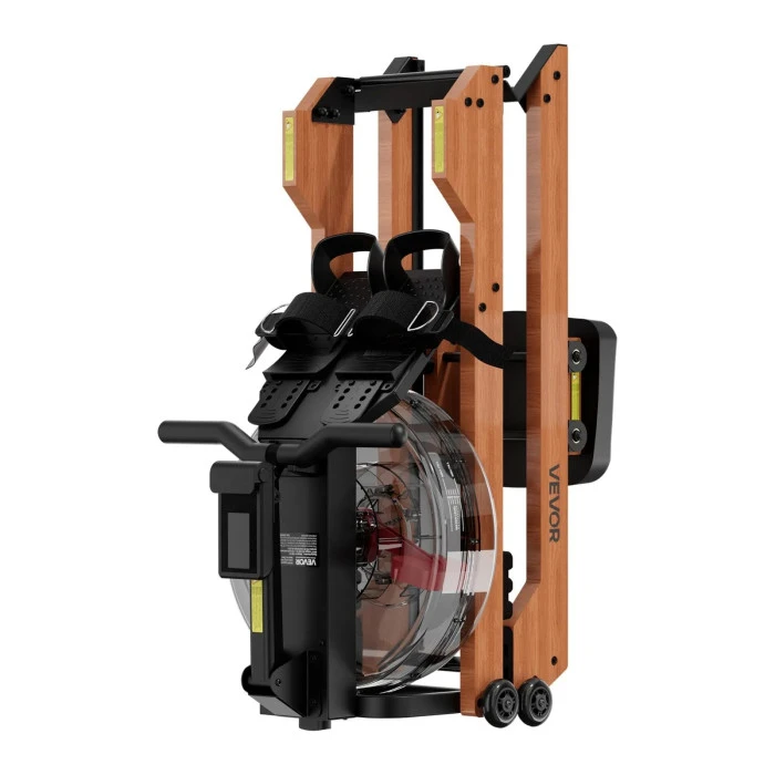 Гребной тренажер водный VEVOR, коричневый