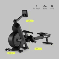 Гребной тренажер Zipro Power 10 черный