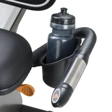 Велотренажер горизонтальний електромагнітний inSPORTline Halimed сірий