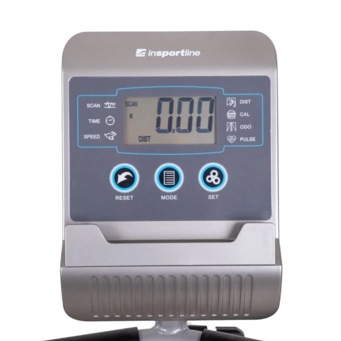 Велотренажер горизонтальный магнитный inSPORTline Rapid RMB серо-черный