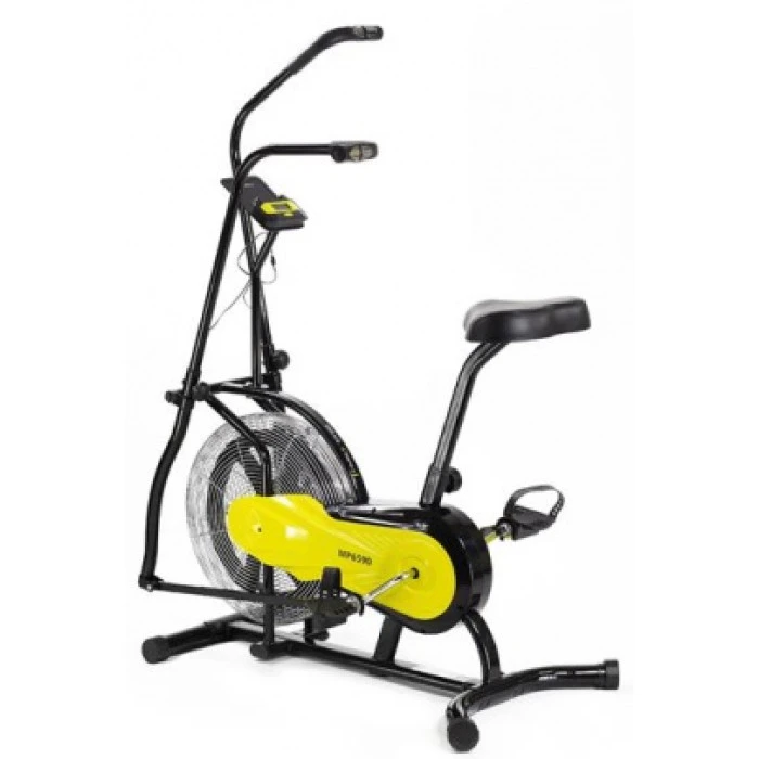 Велотренажер AirBike HMS MP6590 - чорно-жовтий