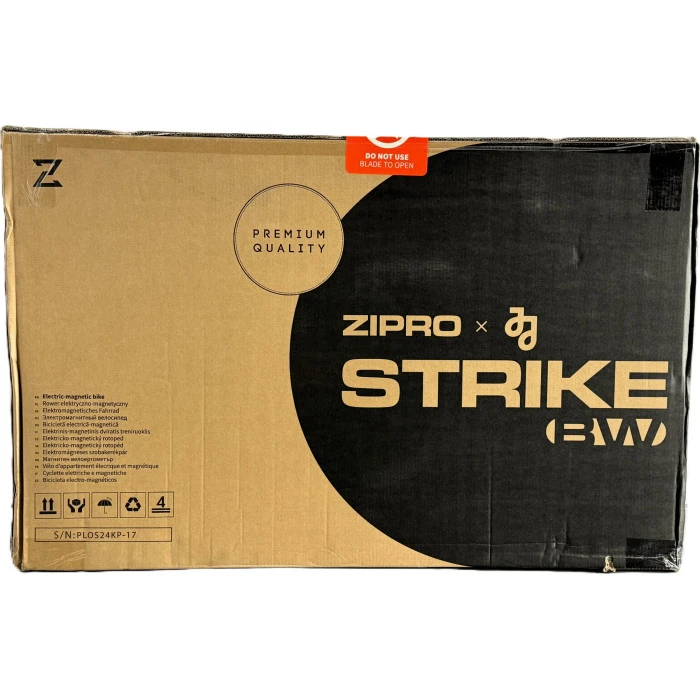 Велотренажер магнітний Zipro Strike білий