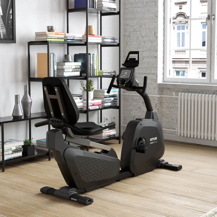 Велотренажер горизонтальный магнитный KETTLER RIDE 300 R черный