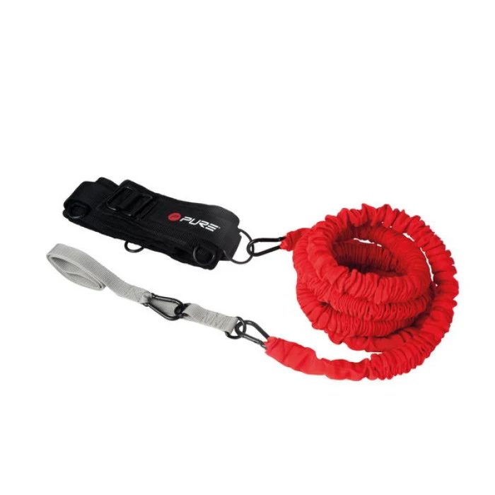 Стрічка-еспандер для вправ Pure2Improve RESISTANT CORD чорно-червона