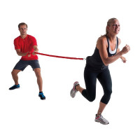 Лента-эспандер для упражнений Pure2Improve RESISTANT CORD черно-красная