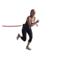 Лента-эспандер для упражнений Pure2Improve RESISTANT CORD черно-красная