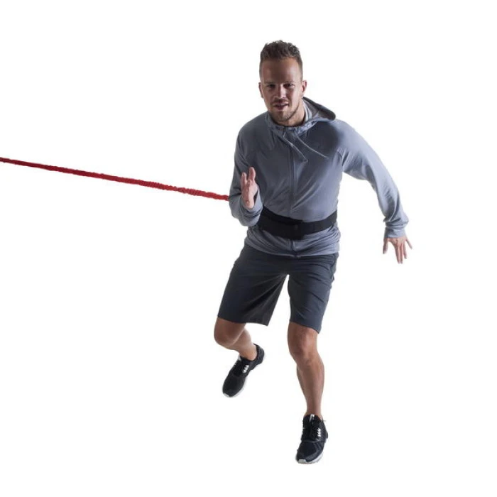 Стрічка-еспандер для вправ Pure2Improve RESISTANT CORD чорно-червона