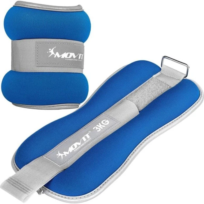 Утяжелители, Movit Neoprene, светоотражающие манжеты - 2 х 3 кг