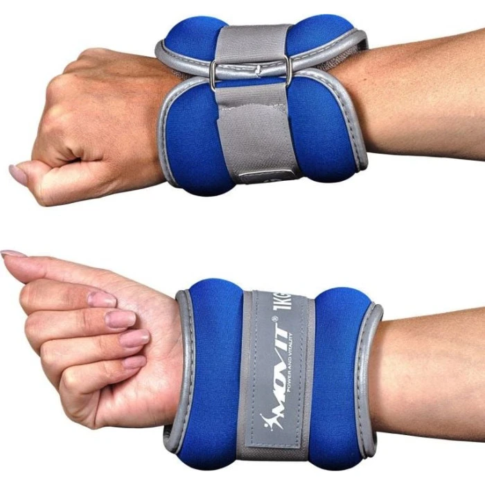 Утяжелители, Movit Neoprene, светоотражающие манжеты - 2 х 3 кг