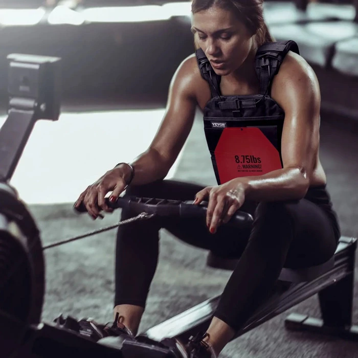 Плиты для весового жилета VEVOR 7,94 кг, красные.