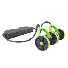 Тренажер многофункциональный, ролики с эспандерами и подставкой inSPORTline AB Roller AR400