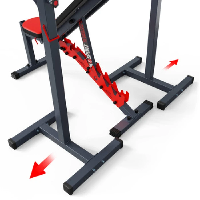 Скамейка для жима штанги со стойками K-Sport KSSL098