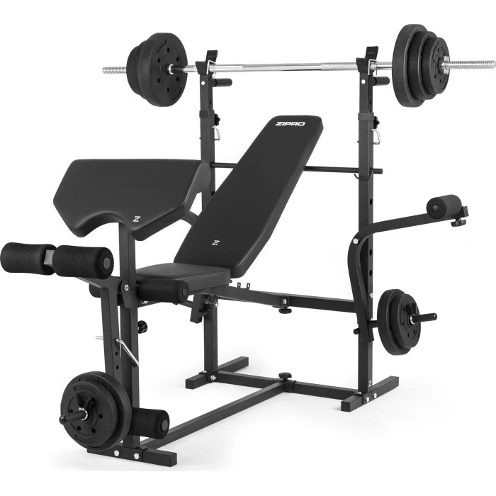 Скамья регулируемая многофункциональная Zipro Ripped с партой Скотта