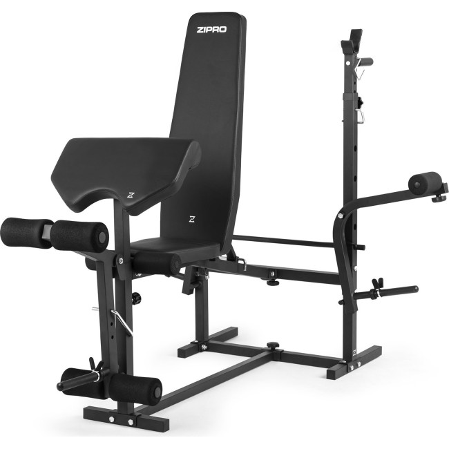 Скамья регулируемая многофункциональная Zipro Ripped с партой Скотта