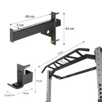 Настенная стойка для дома HMS KLT23 серая