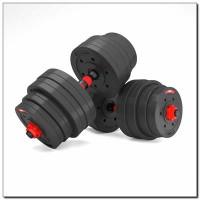 Набор штанга+гантели HMS SGР40 - 40 кг, черно-красный.