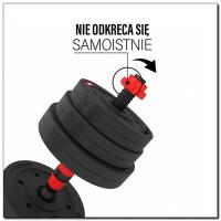 Набор штанга+гантели HMS SGР40 - 40 кг, черно-красный.