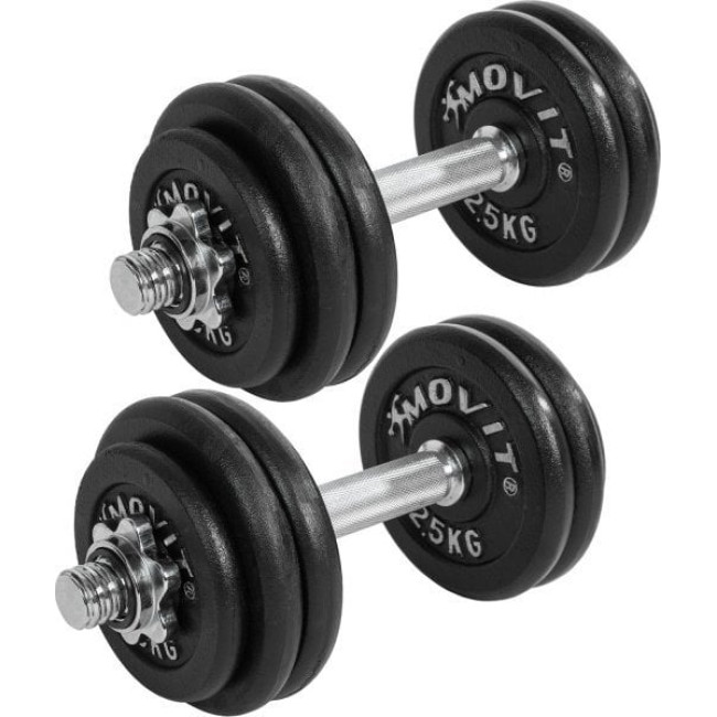 Гантелі Movit M73958 чавунні 2 x 15 кг