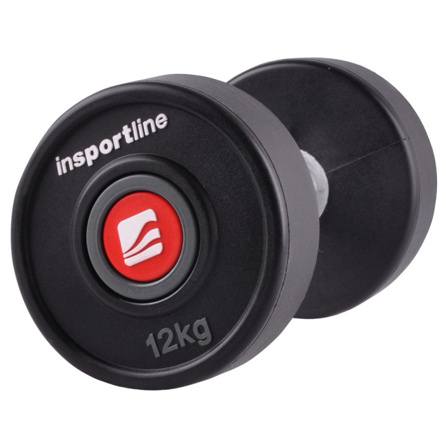 Гантель стальная inSPORTline Profi, 12 кг