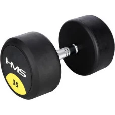 Гантель прогумована HMS HG PRO, 35 кг