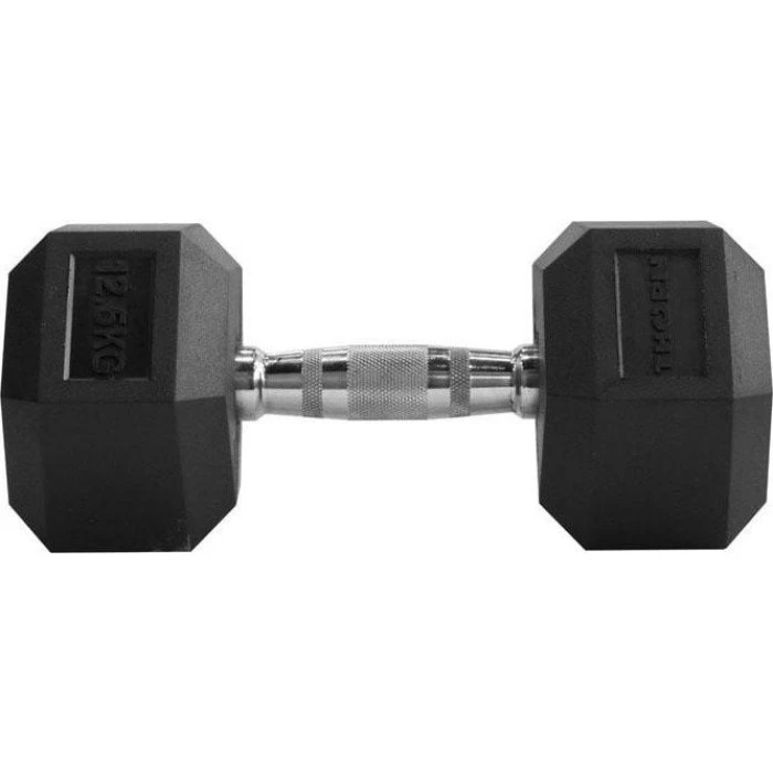 Гантель шестигранна прогумована Thorn+Fit, 12,5 кг
