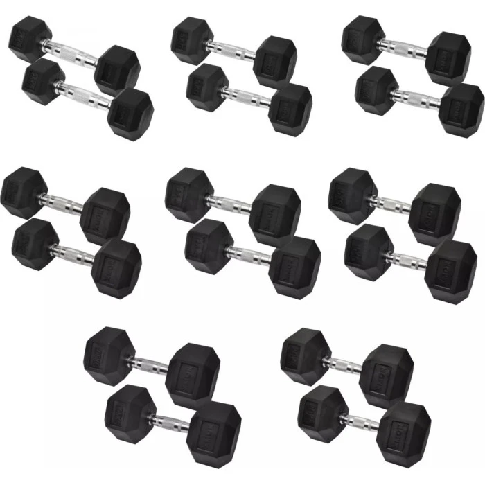 Гателі шестигранні чавунні Kawmet, 105 кг