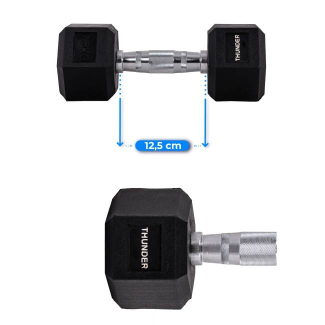 Гантель шестигранный THUNDER 7,5 кг