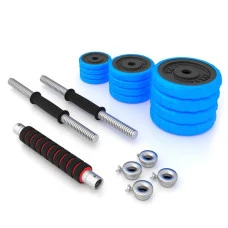 Гантели разборные HMS SGG30BAR с переходником для штанги, 30 кг