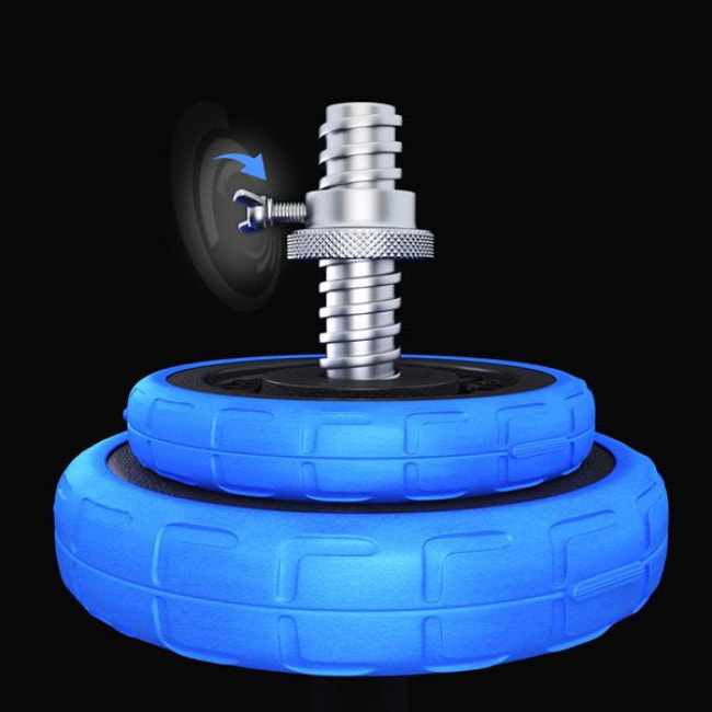 Гантели разборные HMS SGG30BAR с переходником для штанги, 30 кг