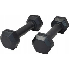 Гантели шестигранные чугунные Kawmet 2 х 2,5 кг.