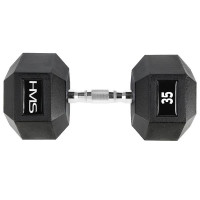 Гантель шестигранна HMS HEX PRO, 35 кг