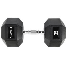 Гантель шестигранна HMS HEX PRO, 35 кг