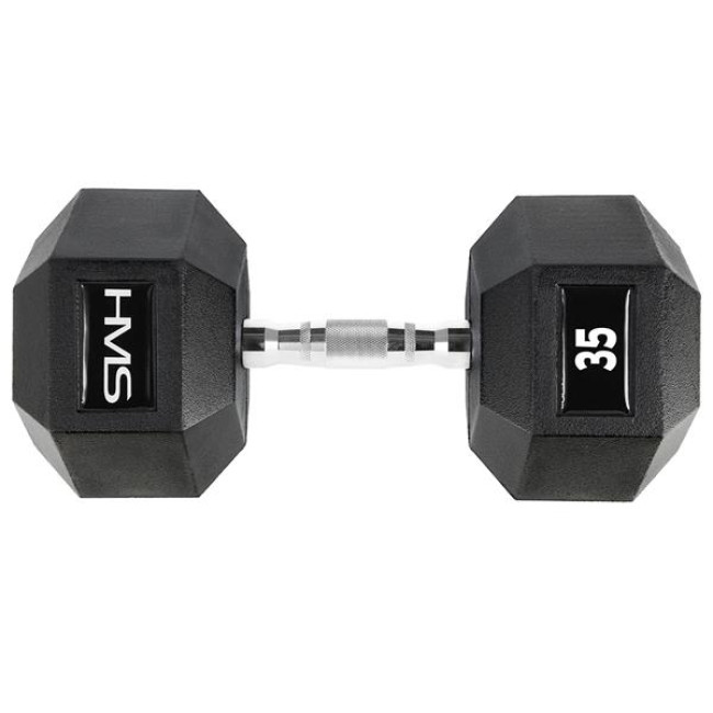Гантель шестигранна HMS HEX PRO, 35 кг