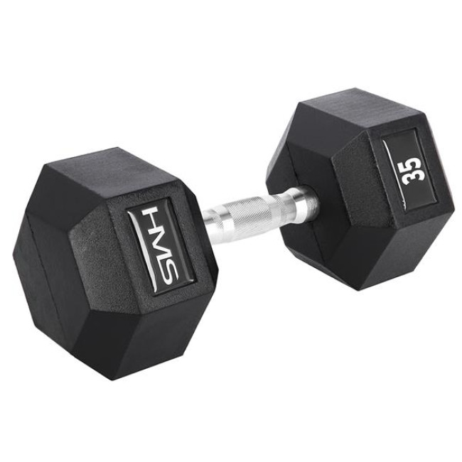 Гантель шестигранна HMS HEX PRO, 35 кг