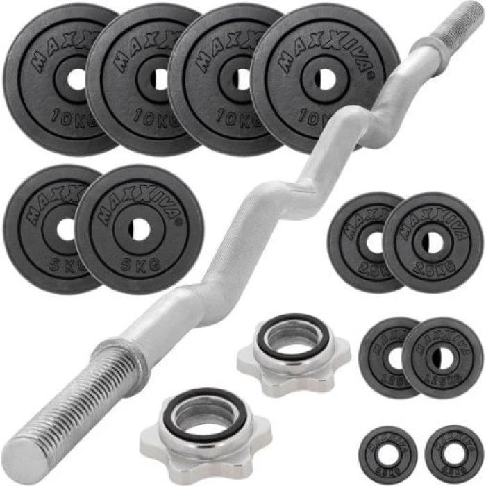 Набір гантелей Maxxiva, чавун, 60 кг